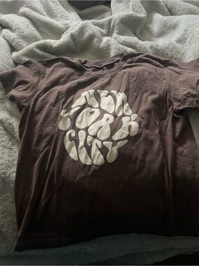 Brandy Melville Brown Tee New York City
